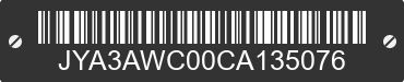 2012 YAMAHA TW200 JYA3AWC00CA135076 VIN decoded