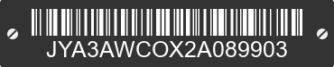 2002 YAMAHA TW200 JYA3AWCOX2A089903 VIN decoded