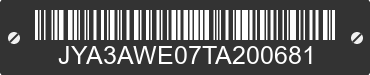 1996 YAMAHA TW200 JYA3AWE07TA200681 VIN decoded