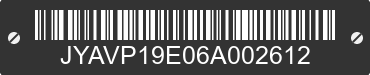 2006 YAMAHA XV1700 Road Warrior JYAVP19E06A002612 VIN decoded