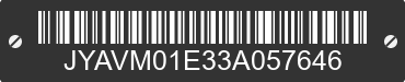 2003 YAMAHA XVS650/A/C/AC/AT/ATC/V Star 650 JYAVM01E33A057646 VIN decoded