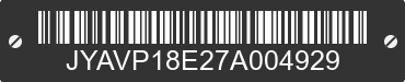 2007 YAMAHA XVZ13CTS/XVZ13CTSC/Royal Star JYAVP18E27A004929 VIN decoded