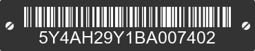 2011 YAMAHA YFM400 (Big Bear 400) 5Y4AH29Y1BA007402 VIN decoded