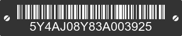 2003 YAMAHA YFM400 (Kodiak 400) 5Y4AJ08Y83A003925 VIN decoded