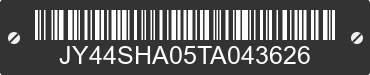1996 YAMAHA YFM400 (Kodiak 400) JY44SHA05TA043626 VIN decoded