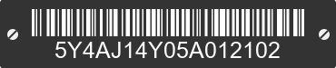 2005 YAMAHA YFM450 (Grizzly 450) 5Y4AJ14Y05A012102 VIN decoded