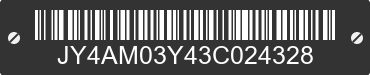2003 YAMAHA YFM660 (Grizzly 660) JY4AM03Y43C024328 VIN decoded