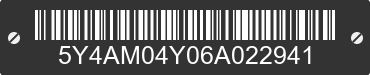 2006 YAMAHA YXR660F (Rhino 660) 5Y4AM04Y06A022941 VIN decoded