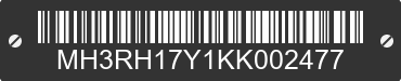 2019 YAMAHA YZF-R3 MH3RH17Y1KK002477 VIN decoded