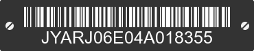 2004 YAMAHA YZF-R6 JYARJ06E04A018355 VIN decoded