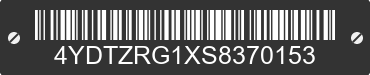 2025 ZINGER Zinger 4YDTZRG1XS8370153 VIN decoded