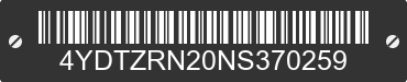 2022 ZINGER Zinger 4YDTZRN20NS370259 VIN decoded